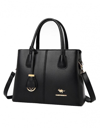 Replica Versatile Korean Style Black Tote Bag For Work #800578 $32.76 USD for Wholesale