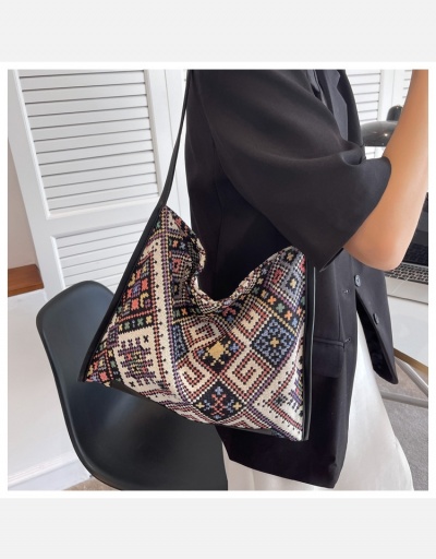 Replica National Style Geometric Pattern Canvas Tote Bags #800579 $7.25 USD for Wholesale