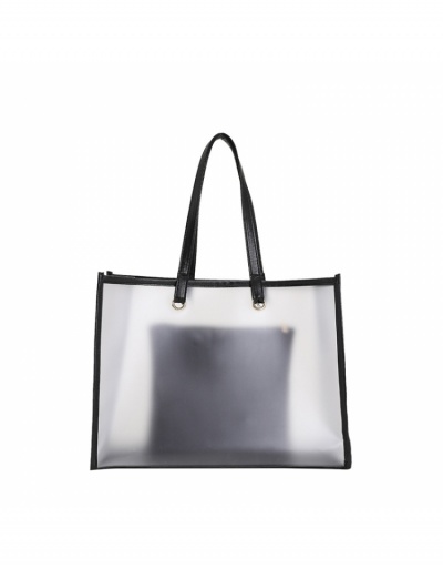 Replica Transparent PVC Tote Bags For Women #800582 $11.65 USD for Wholesale