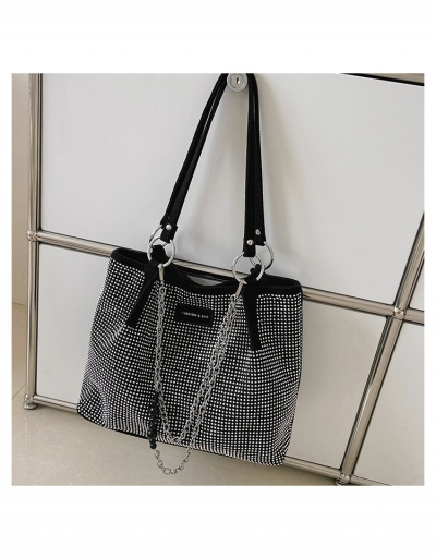 Replica  Commuter Fashion Hot Drilling Women's Large Capacity Shoulder Bag #800595 $25.76 USD for Wholesale