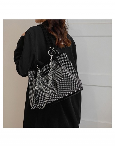 Replica  Commuter Fashion Hot Drilling Women's Large Capacity Shoulder Bag #800595 $25.76 USD for Wholesale