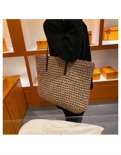  Weave Fashion Casual Large Capacity Women's Bag #800597 $19.73 USD, Wholesale Fashion Tote Bag