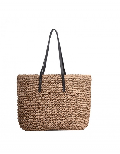 Replica  Weave Fashion Casual Large Capacity Women's Bag #800597 $19.73 USD for Wholesale