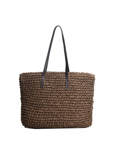 Replica  Weave Fashion Casual Large Capacity Women's Bag #800597 $19.73 USD for Wholesale