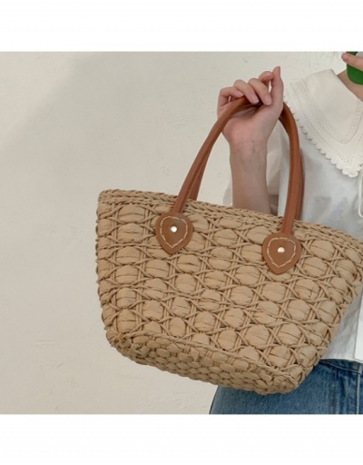 Replica  Contrast Color Weave Tote Bag For Women #800601 $28.08 USD for Wholesale