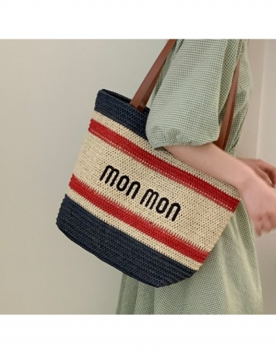 Replica Summer Fashion Weave Tote Bags  #800605 $22.52 USD for Wholesale