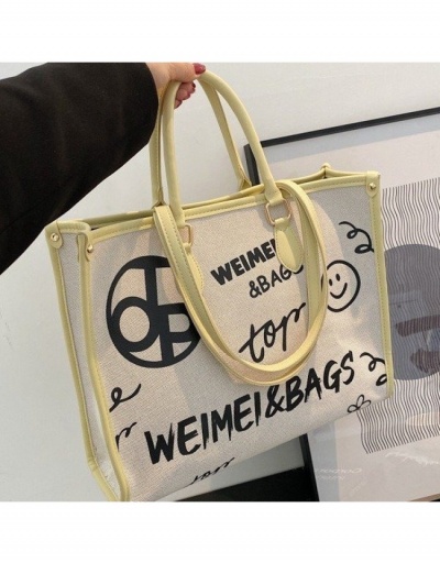 Women New Versatile Graffiti Tote Bags  #800607 $27.89 USD, Wholesale Fashion Tote Bag