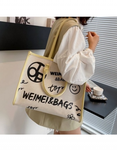 Replica Women New Versatile Graffiti Tote Bags  #800607 $27.89 USD for Wholesale