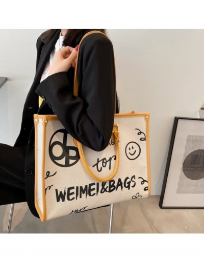 Replica Women New Versatile Graffiti Tote Bags  #800607 $27.89 USD for Wholesale