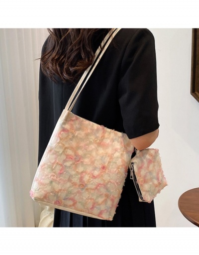 Replica Sweet Dating Flowers Armpit Bags Tote Bags #800610 $11.10 USD for Wholesale