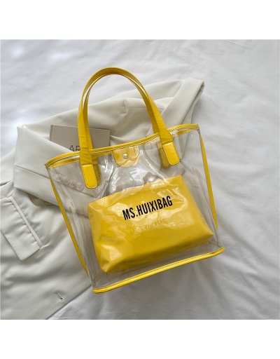 Replica  Transparent Letter Printed Waterproof Bag #800615 $12.85 USD for Wholesale