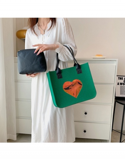  Summer New Heart Color Block Two-Piece Women's Bag #800617 $11.51 USD, Wholesale Fashion Tote Bag