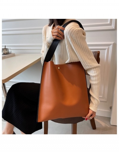 Replica  Retro Contrast Color Women's Tote Bags #800618 $9.44 USD for Wholesale