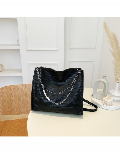 Replica  Fashion PU Stone Pattern Chain Tote Bag #800622 $11.72 USD for Wholesale