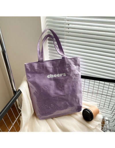 Replica  Summer Letter PVC Simple Tote Bag #800623 $8.78 USD for Wholesale