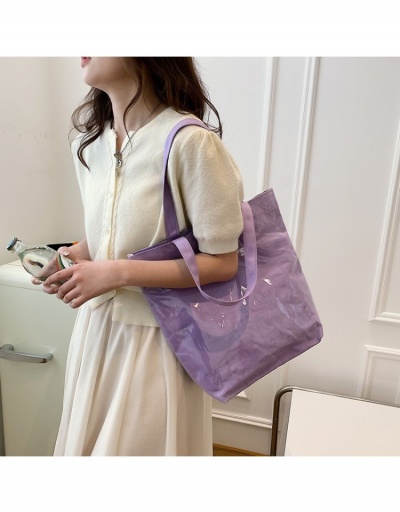 Replica  Summer Letter PVC Simple Tote Bag #800623 $8.78 USD for Wholesale