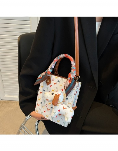 Replica Sweety Printing PU Women's Tote Bag #800624 $27.89 USD for Wholesale