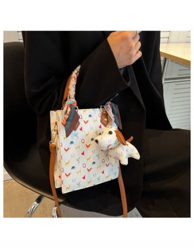 Replica Sweety Printing PU Women's Tote Bag #800624 $27.89 USD for Wholesale