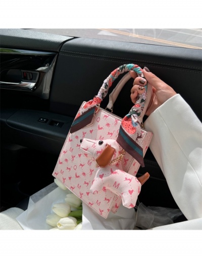 Replica Sweety Printing PU Women's Tote Bag #800624 $27.89 USD for Wholesale