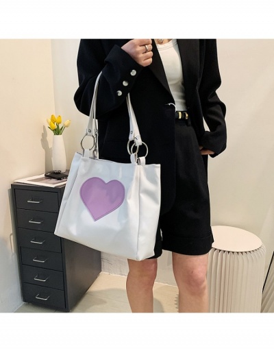 Replica  College Style PU Heart Women's Tote Bag #800625 $11.83 USD for Wholesale