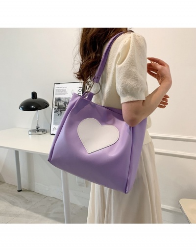 Replica  College Style PU Heart Women's Tote Bag #800625 $11.83 USD for Wholesale