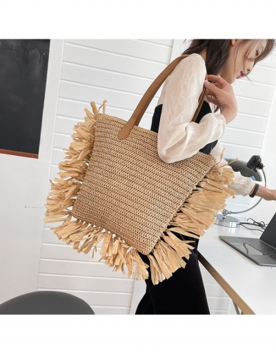 Beach Vacation Straw  Tassel Tote Bags #800629 $21.95 USD, Wholesale Fashion Tote Bag