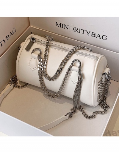  Women' S Rivet Tassels Pure Color Chain Bag #800638 $27.51 USD, Wholesale Fashion Tote Bag