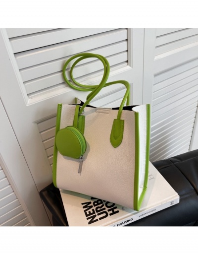 Replica Contrast Color  Versatile Shopping Travel Tote Bags #800639 $22.25 USD for Wholesale