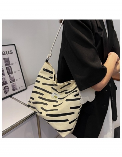 Replica Women Stylish Canvas Student Tote Bags #800641 $10.14 USD for Wholesale