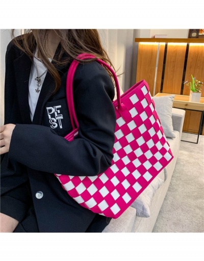 Replica Fashion Women Plaod Patttern Casaual Tote Bags  #800644 $18.74 USD for Wholesale