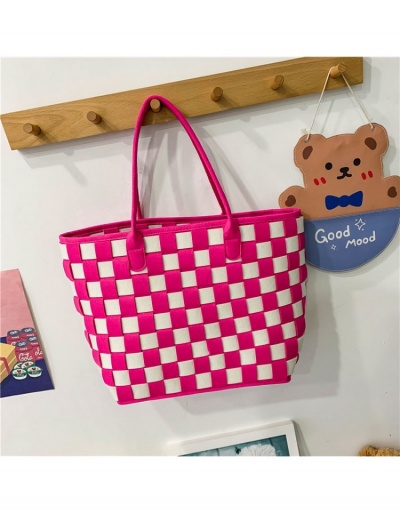 Replica Fashion Women Plaod Patttern Casaual Tote Bags  #800644 $18.74 USD for Wholesale