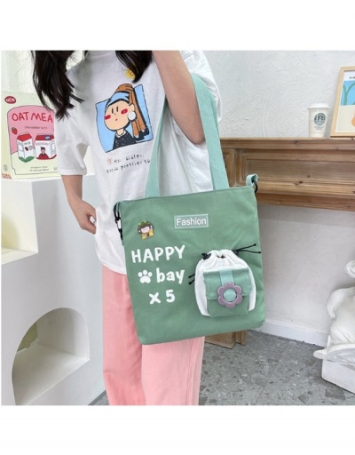 Replica Lovely Student Printed Canvas Tote Bag #800650 $11.23 USD for Wholesale