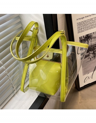 Replica  PVC Transparent Tote Bag Sets For Women #800654 $21.84 USD for Wholesale