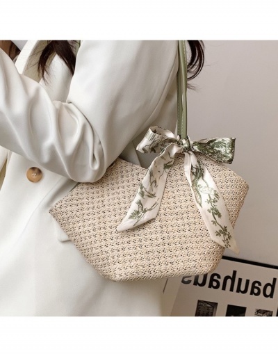 Replica Stylish Shopping Vacation  Straw Tote Bags #800655 $23.07 USD for Wholesale