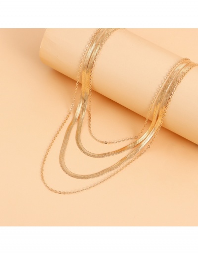 Replica  Cool Fashion Multi-layer Snake Collarbone Chain #800678 $4.35 USD for Wholesale