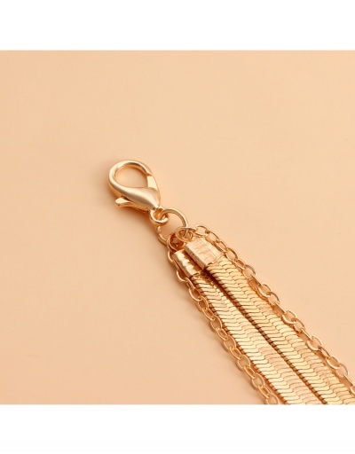 Replica  Cool Fashion Multi-layer Snake Collarbone Chain #800678 $4.35 USD for Wholesale