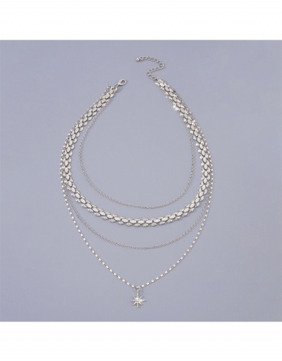 Replica Chic Geometric Pendant Necklace For Women #800682 $6.38 USD for Wholesale