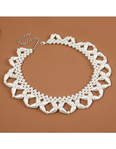 Replica Fashion Vintage Faux Pearl Necklaces For Women #800686 $7.83 USD for Wholesale