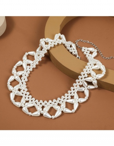 Replica Fashion Vintage Faux Pearl Necklaces For Women #800686 $7.83 USD for Wholesale