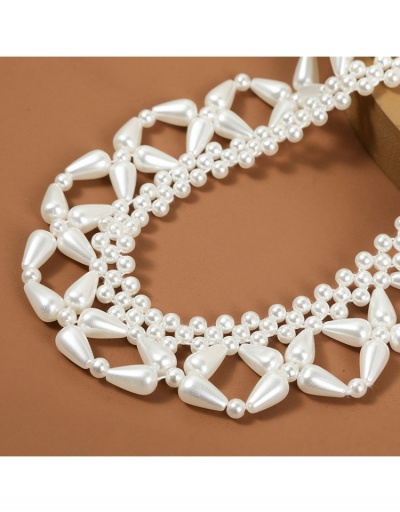 Replica Fashion Vintage Faux Pearl Necklaces For Women #800686 $7.83 USD for Wholesale