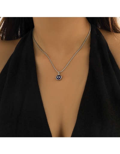 Chic Acrylic Evil Eye Pendant Necklace #800695 $5.18 USD, Wholesale Fashion Necklaces