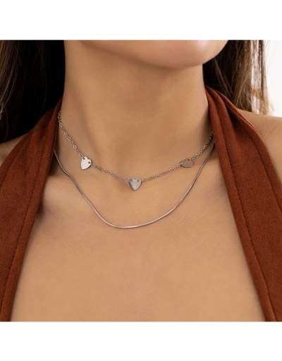  Heart Copper Solid Ladies Necklace Sets #800700 $6.16 USD, Wholesale Fashion Necklaces