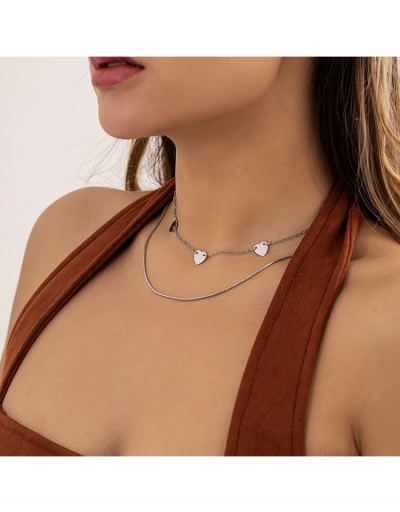 Replica  Heart Copper Solid Ladies Necklace Sets #800700 $6.16 USD for Wholesale