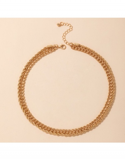 Replica Easy Matching Chain Double-layered Necklace For Women #800714 $5.43 USD for Wholesale