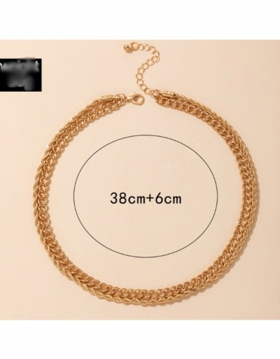 Replica Easy Matching Chain Double-layered Necklace For Women #800714 $5.43 USD for Wholesale