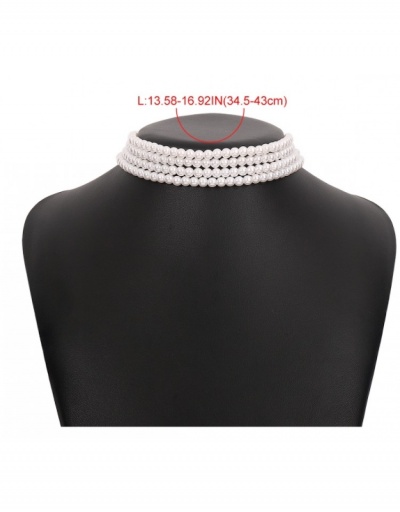 Replica Retro Style Ladies Layered Faux Pearl  Necklace #800715 $9.10 USD for Wholesale