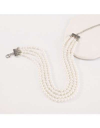 Replica Retro Style Ladies Layered Faux Pearl  Necklace #800715 $9.10 USD for Wholesale