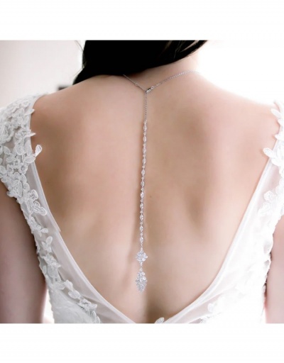 Replica  Fashion Wedding Crystal Necklace For Ladies #800723 $17.35 USD for Wholesale