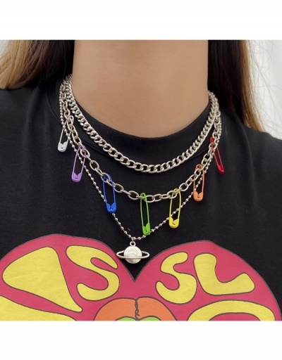  Hip-hop Punk Style Fashion Simple Women's Necklace #800733 $7.48 USD, Wholesale Fashion Necklaces