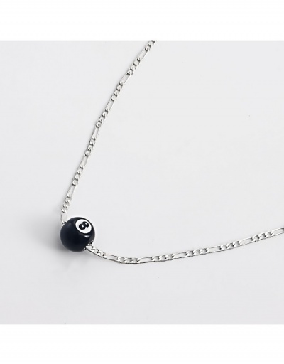 Replica Chic Design Tennis Black 8 Necklace #800735 $4.03 USD for Wholesale